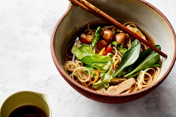 Miso soup with ramen